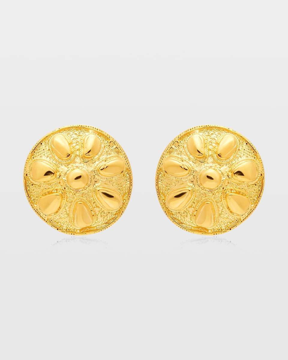 Sand Dollar Clip-On Earrings